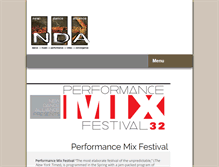 Tablet Screenshot of newdancealliance.org